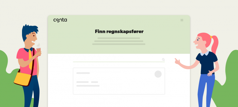 Finn Regnskapsfører-siden i Conta