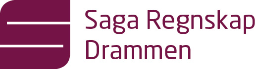 Logo Saga Regnskap Drammen