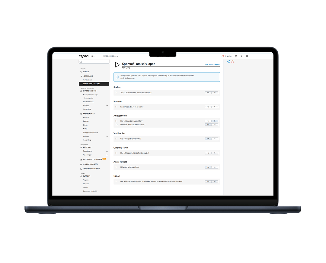 Årsoppgjørsprogram